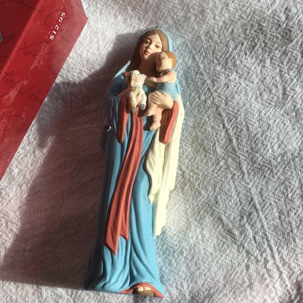 1998 Hallmark Madonna and Child ornament.